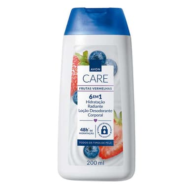 Avon Care Frutas Vermelhas Loção Deo Hidratante Corporal 200 ml