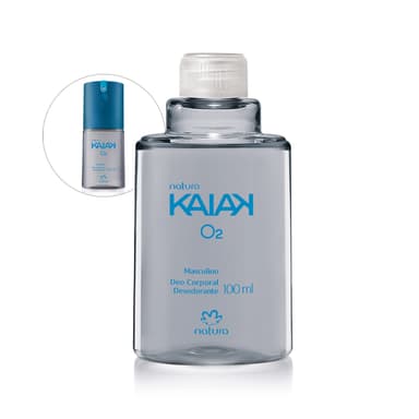 Natura Kaiak O2 Deo Corporal em Spray Masculino Refil 100 ml
